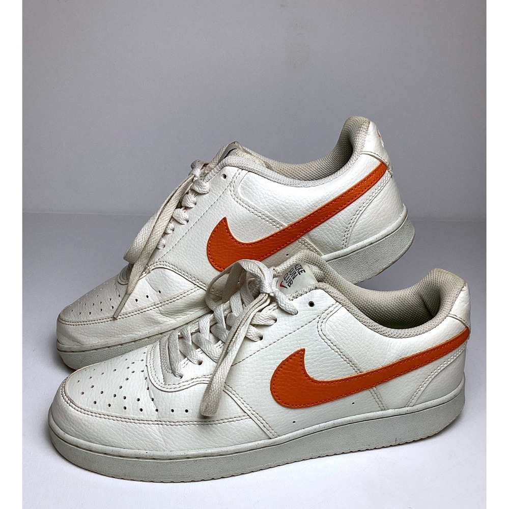 Nike Court Vision Low Next Nature‎ W 9.5 Sail Hot Curry Retro Basketball Shoe